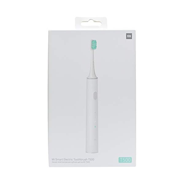 Xiaomi brosse à dent électrique rechargeable T500 pour adulte Blanc - avec Bluetooth, batterie 700mAh, 18j dautonomie, 3 vit