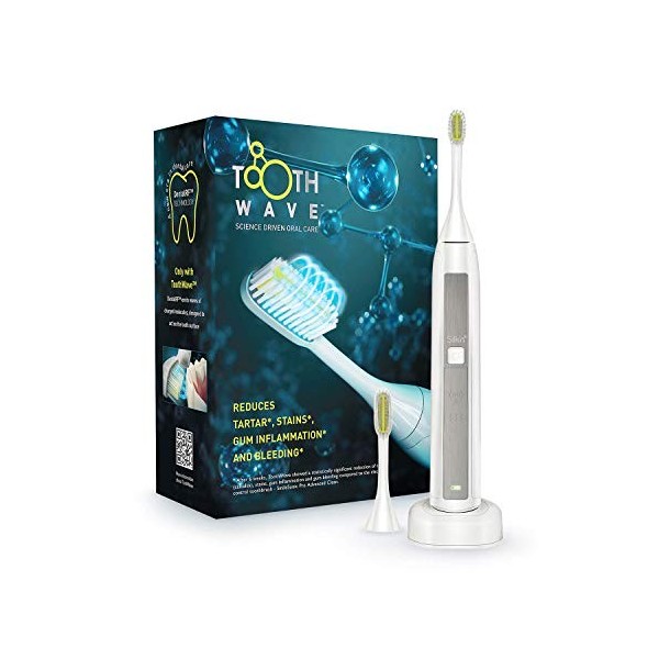 Silkn ToothWave Brosse à Dents Électrique - Avec Technologie DentalRF Pour Des Résultats Professionnels - Élimine Le Tartre