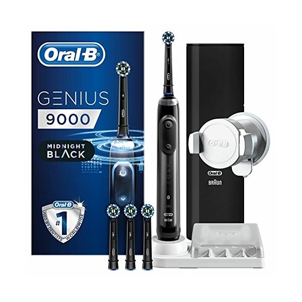 Oral-B Genius 9000 Electric Rechargeable Toothbrush Powered by Braun - Black by Oral-B