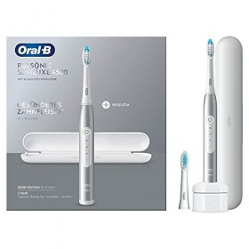 Oral-B - Pulsonic Slim Luxe 4500 - Brosse à dents électrique sonique - 2&nbsp;brossettes - 3&nbsp;modes de brossage, pour les soins den