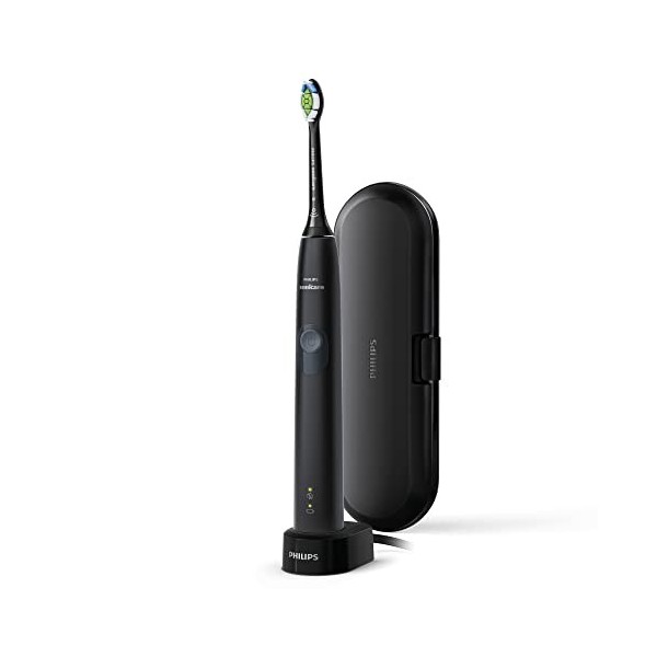 Philips Sonicare ProtectiveClean 4300 Sonic Brosse à dents électrique avec capteur de pression intégré, 1 mode de nettoyage, 