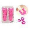 Fliyeong Lot de 26 pochoirs de protection réutilisables pour ongles et ongles