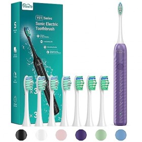 YteaTh Shcall Brosse à dents électrique sonique – Une charge pour 180 jours Brosse à dents électrique, Shcall Electric Toothb