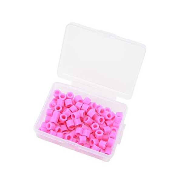 100 Pièces Petits Anneaux Dentaires, Anneaux Dinstrument Dentaire Non Toxiques En Silicone, Anneaux De Code Pour le Marquage