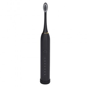 Brosse à Dents Rechargeable USB, Brosse à Dents électronique Cheveux Doux 6 Modes de Vibration Haute Fréquence pour une Utili