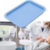 Weikeya Oral Médical Plateau, Bleu 24.2 * 16.5 cm Plastique Les Dents Blanchiment Gel avec Plastique