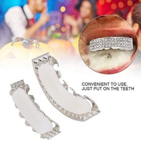 Dents accessoires, changement de galvanoplastie en laiton couleur cuivre et placage véritable fait pour Halloween Party Hip H