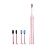 XNBZW Ensemble de brosses à dents électriques étanches pour couple - Rechargeable - Pour adulte - Brosse à dents souple - Fem