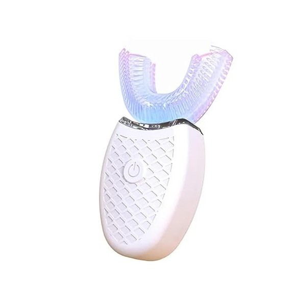 Brosse à Dents électrique Sonique Intelligente en Forme de U pour Adulte, Brosse à Dents électrique Sonique à 360 Degrés en S