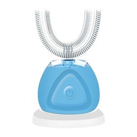 VIDECOR Brosse à Dents en Forme de U pour Adulte, Brosse à Dents à Nettoyage Automatique, Outil de Soins Bucco-dentaires, Bro