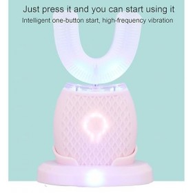 VIDECOR 360 ° U Type Brosse à Dents électrique Entièrement Automatique Nettoyeur de Bouche Blanchiment des Dents Brosse à Den
