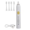 Brosse à Dents électrique USB, Brosse à Dents Blanchissante Rechargeable, 6 Modes De Brossage, Brosses De Voyage Portables Av