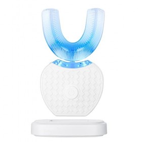 Brosse à dents ultrasonique de mise à niveau, brosse à dents électrique ultrasonique automatique à 360 °, instrument de blanc