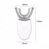 1 brosse à dents électrique à ultrasons pour enfants de 8 à 15 ans