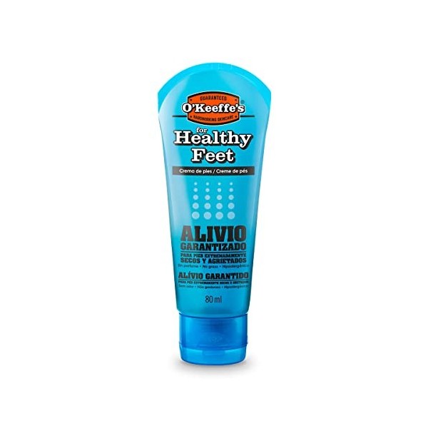 O`Keeffes Healthy Feet - Crema para pies secos y agrietados - Tubo 80ml