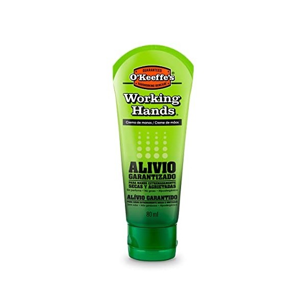 O`Keeffes Working Hands - Crema para manos secas y agrietadas - Tubo 80ml