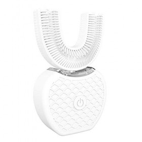 Brosse à Dents électrique V-White Cold Light Automatique Mains Libres Blanchiment à 360 ° Brosse à Dents Ultrasonique Blanc 