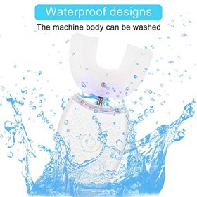 Brosse à dents en silicone en forme de U pour adulte, brosse à dents électrique à ultrasons, brosse à dents automatique, bros