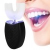 Brosse à dents électrique adulte en forme de U USB Rechargeable électrique brosse à dents sonique brosse à dents de nettoyage