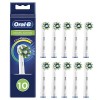 Oral-B CrossAction Clean Maximiser Brossettes de Rechange Pack de 8 , Clean Maximiser pour Brosse à Dents Électrique Jusqu’à