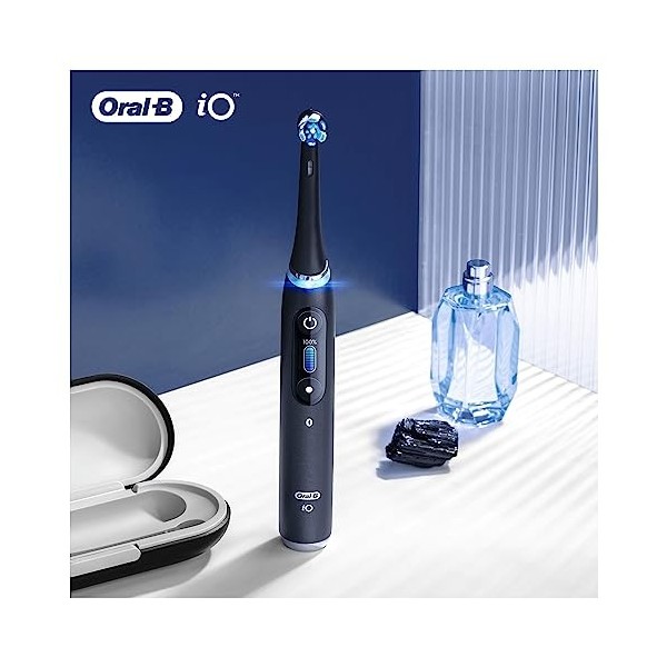 Oral-B iO Ultimate Clean, Embout, Pack de 2 Brossettes de Rechange, pour Brosse à Dents Électrique Jusqu’à 100 % d’éliminatio