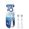 Oral-B iO Ultimate Clean, Embout, Pack de 2 Brossettes de Rechange, pour Brosse à Dents Électrique Jusqu’à 100 % d’éliminatio