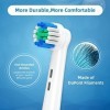 Têtes de brosse de rechange, 8 têtes de brosse à dents électriques de rechange pour Oral B Braun, compatibles avec Oral B Pro