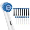 Sulkiwe Brossette Compatibles avec Oral-b Brosse a Dent Electrique, Sensitive Tete Brosse a Dent pour Oral B Pro 2 3 Genius S