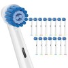 Sulkiwe Brossette Compatibles avec Oral-b Brosse a Dent Electrique, Sensitive Tete Brosse a Dent pour Oral B Pro 2 3 Genius S