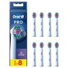 Oral-B Pro 3D White Brossettes pour Brosse à dents électriques, Pack De 8 Unités