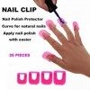 ANDDAS Lot de 26 pochoirs réutilisables en plastique souple pour vernis à ongles 10 tailles