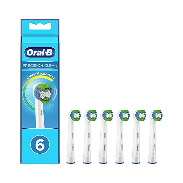 Oral-B Precision Clean Brossettes De Rechange Clean Maximiser Pour Brosse À Dents Électrique Jusqu’À 100 % D’Élimination De L