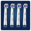 Oral-B 3D White - Lot de 4 têtes de rechange pour brosse à dents électrique avec technologie CleanMaximiser