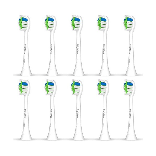 Têtes de brosse à dents de rechange pour Philips Sonicare - Brossettes électriques compatibles avec Sonicare ProtectiveClean,