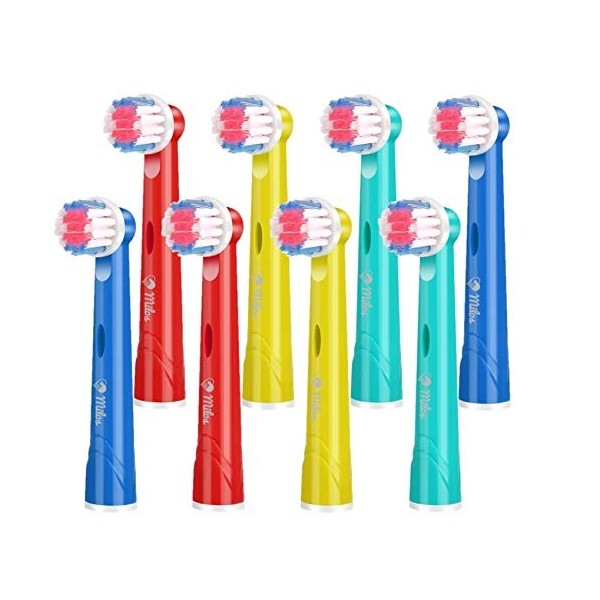 Lot de 8 têtes de rechange Oral B pour enfants