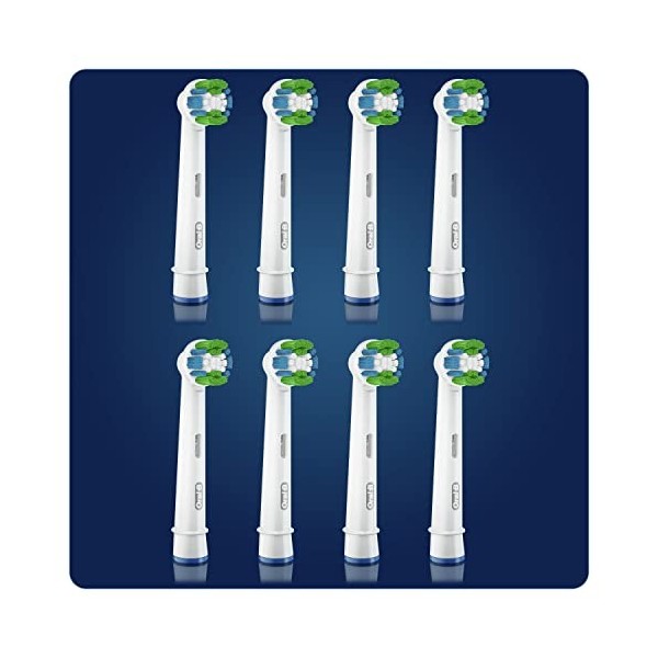 Oral-B Precision Clean, Brossettes De Rechange, Embout, Pack de 8 Pour Brosse À Dents Électrique Format Spécial Boîte Aux Let