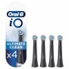 Oral-B iO Ultimate Clean Brossettes Noires, Noir, 4 Unité Lot de 1 