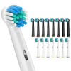 Sulkiwe Brossette Compatible avec Oral-b Brosse a Dent Electrique, Precision Tete Brosse a Dent Compatible pour Oral B Pro Ge