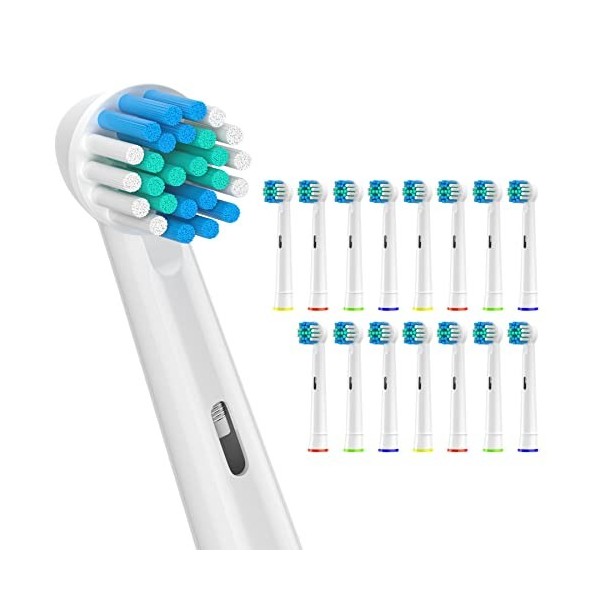 Sulkiwe Brossette Compatible avec Oral-b Brosse a Dent Electrique, Precision Tete Brosse a Dent Compatible pour Oral B Pro Ge