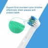 Wuyan Brossette de rechange Compatible avec Oral b Têtes de Brosse à Dents Electrique, 8 Precision Brossettes de rechange