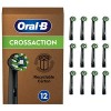 Oral-B Cross Action Brossette Pour Brosse À Dents Électrique Noire, Lot De 12, Convient À Une Boîte Aux Lettres