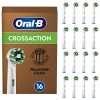 Oral-B Cross Action Brossette Pour Brosse À Dents Électrique Noire, Lot De 12, Convient À Une Boîte Aux Lettres Brossettes de...