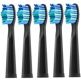 Teeteck Brossettes De Rechange Pour Fairywill,5 Pack Tête de brosse Pour Fairywill 507/508/515/551/917/959/2011/D1/D3/D7/D8 D