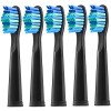 Teeteck Brossettes De Rechange Pour Fairywill,5 Pack Tête de brosse Pour Fairywill 507/508/515/551/917/959/2011/D1/D3/D7/D8 D