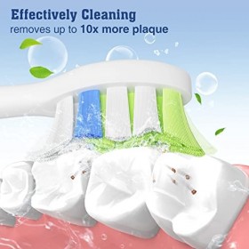 Brightdeal Brossettes de rechange pour Philips Sonicare - Tête de brosse à dents électrique pour EasyClean HealthyWhite et au