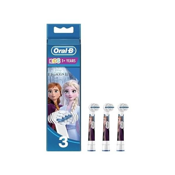 Pack de 3 Brossettes Oral B Kids Disney Frozen La Reine des Neiges 2