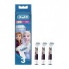 Pack de 3 Brossettes Oral B Kids Disney Frozen La Reine des Neiges 2