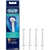 Lot de 4 buses de rechange Oral-B WaterJet pour lavage bucco-dentaire et nettoyant interdentaire, pour un nettoyage complet d