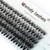 Faux Cils Individuels 240PCS Cluster Cils Volume Russe 0.07mm D Curl Mixte 12-16mm 30D+40D Cluster Extensions de Cils Individ