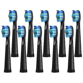 Brossettes de Rechange 10pc Compatible with Fairywill D7/D8/FW507/FW508/FW551/FW2011/FW917/FW959/FW515/Seago SG E9 Brosse à D